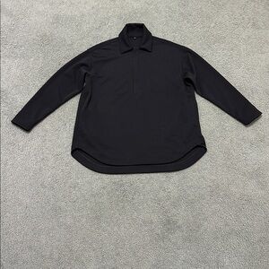 Public Rec Long Sleeve Collared Pullover Polo Size M